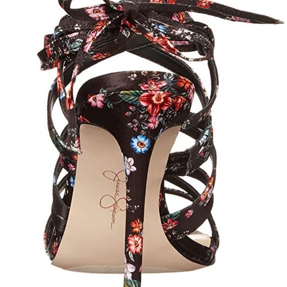 Jessica Simpson Jexilla Women's Strappy Ankle Wrap Stiletto Sandals Size 7 1/2 - Picture 3 of 8